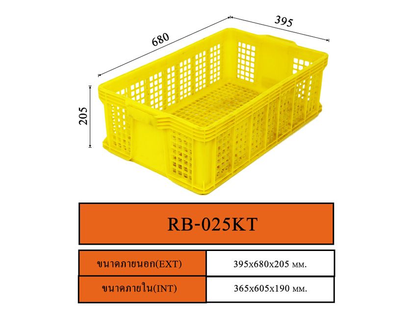 ลังพลาสติกแบบโปร่ง