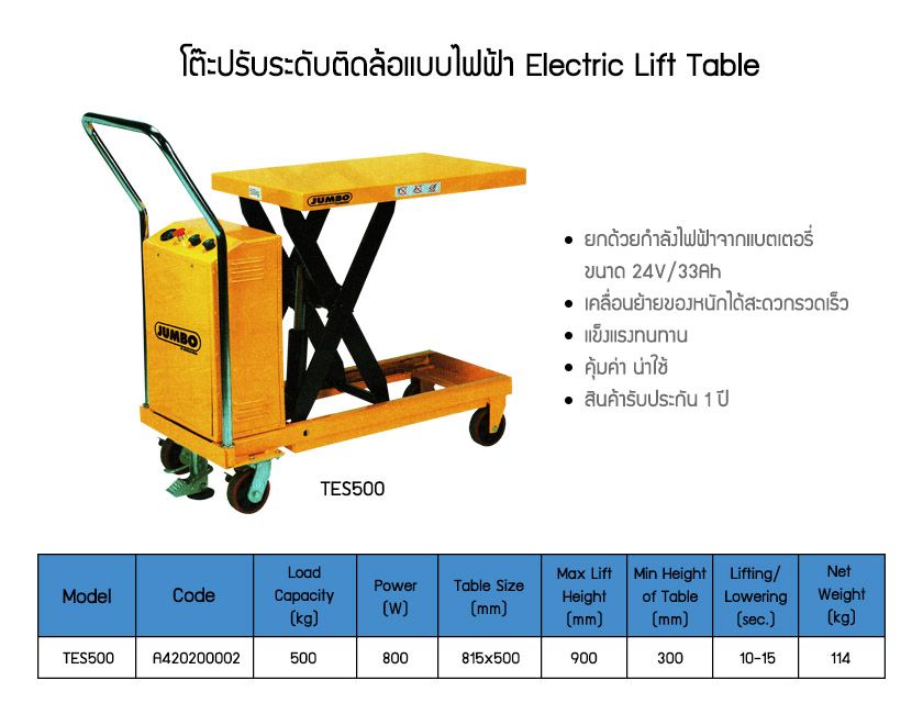 โต๊ะปรับระดับติดล้อ