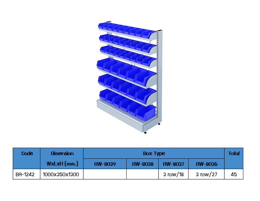 Box Shelf Storage Rack