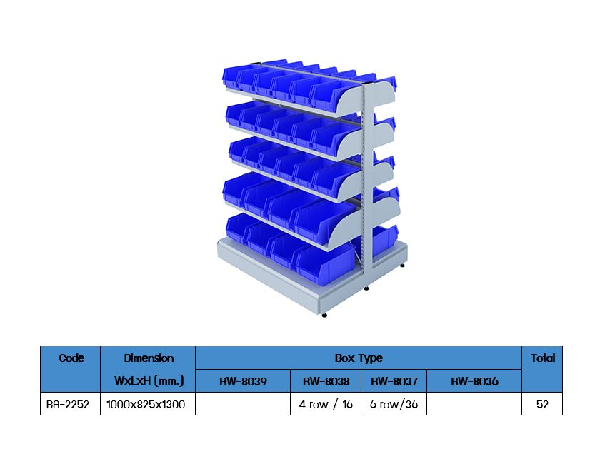 Box Shelf Storage Rack