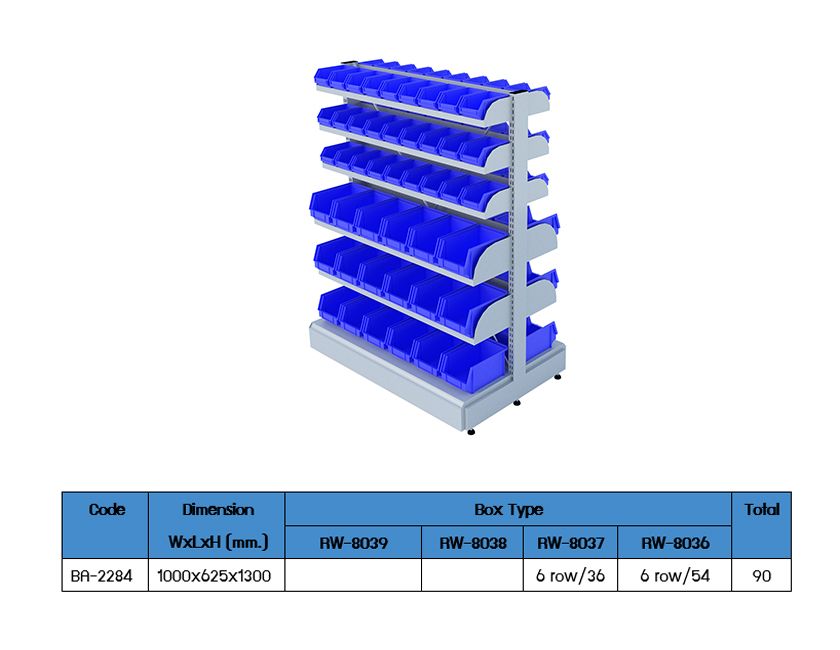 Box Shelf Storage Rack