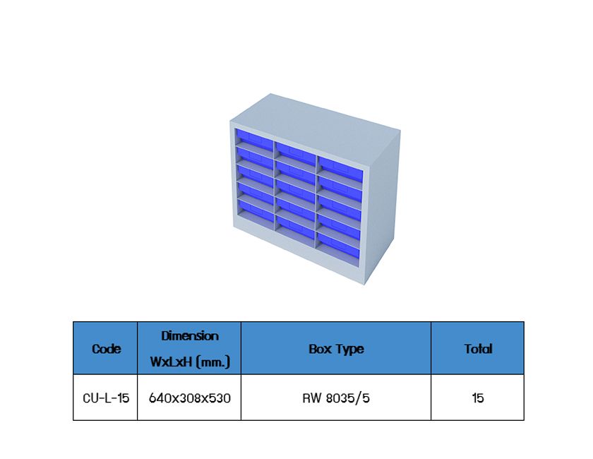 Box Shelf Storage Cabinet