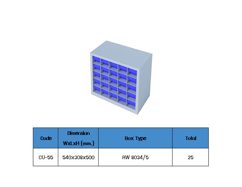 Box Shelf Storage Cabinet