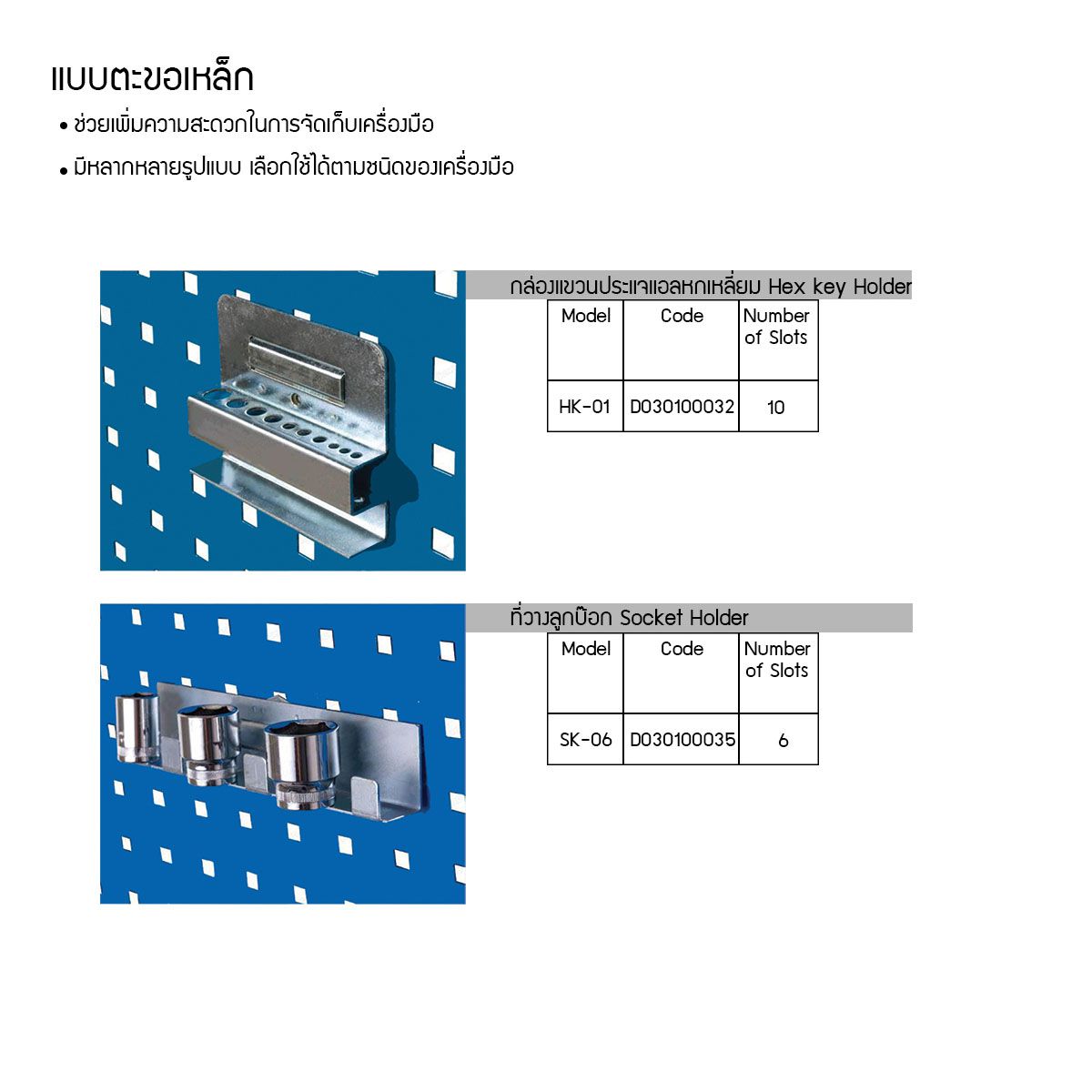 แผงแขวนเครื่องมือ