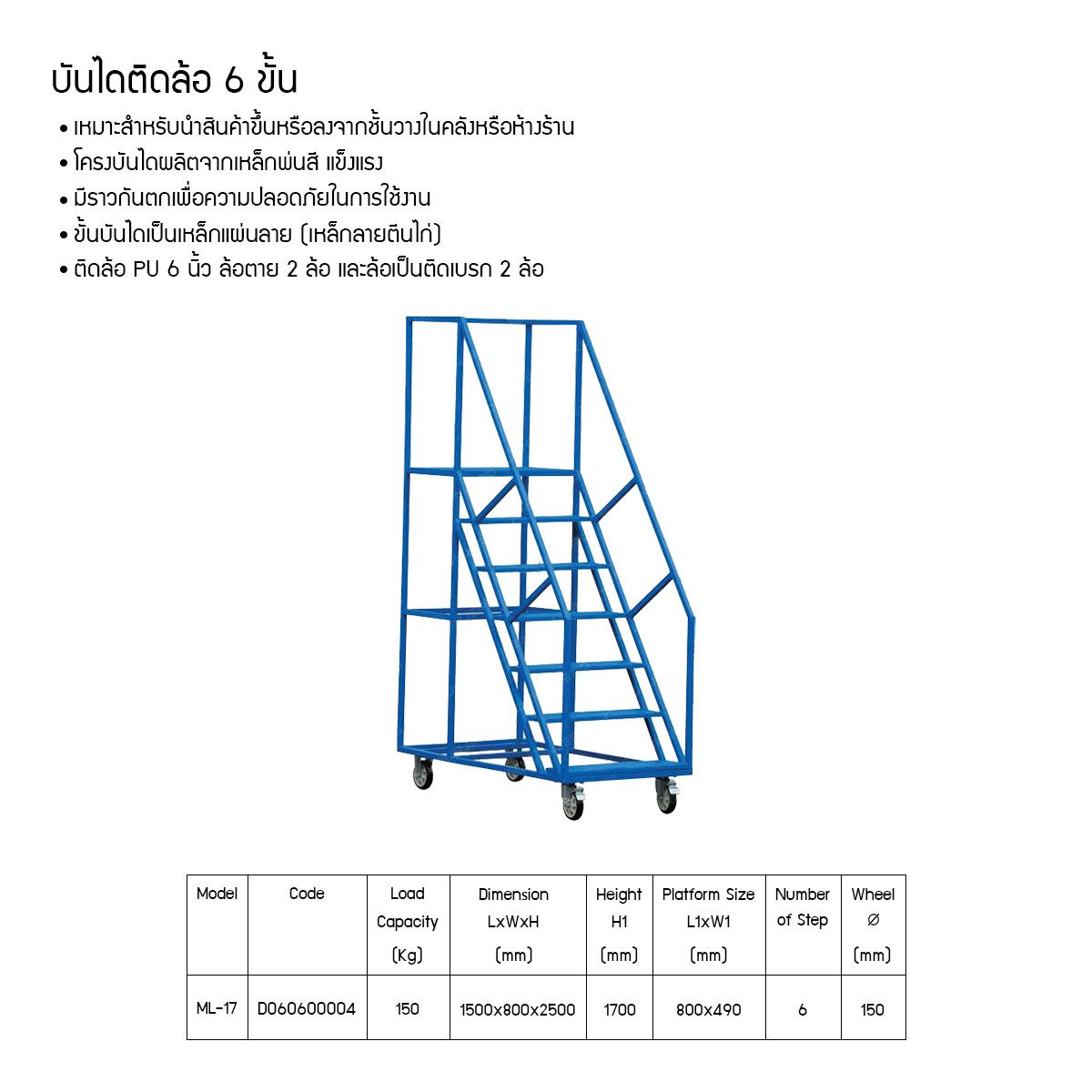 บันไดติดล้อ